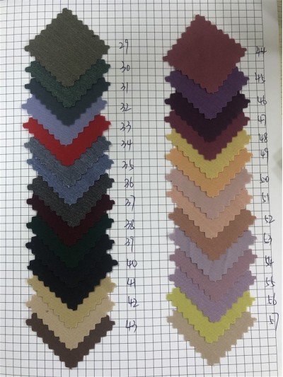 DG-OK TR斜紋彈力  成份：65%棉 30%滌綸 5%氨綸  克重：205g 正面照